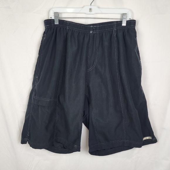 Canari Gel Padded Sporty Black Cargo Men's Cycling Shorts sz XL - Picture 1 of 9